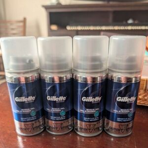 Gillette Series Sensitive Skin Shave Gel travel size 4-Pack